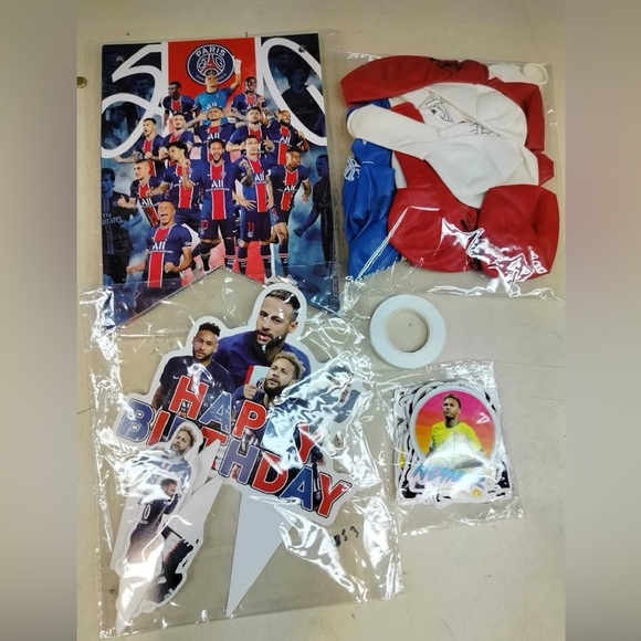 Neymar theme Birthday supply decorations - Picture 2 of 3